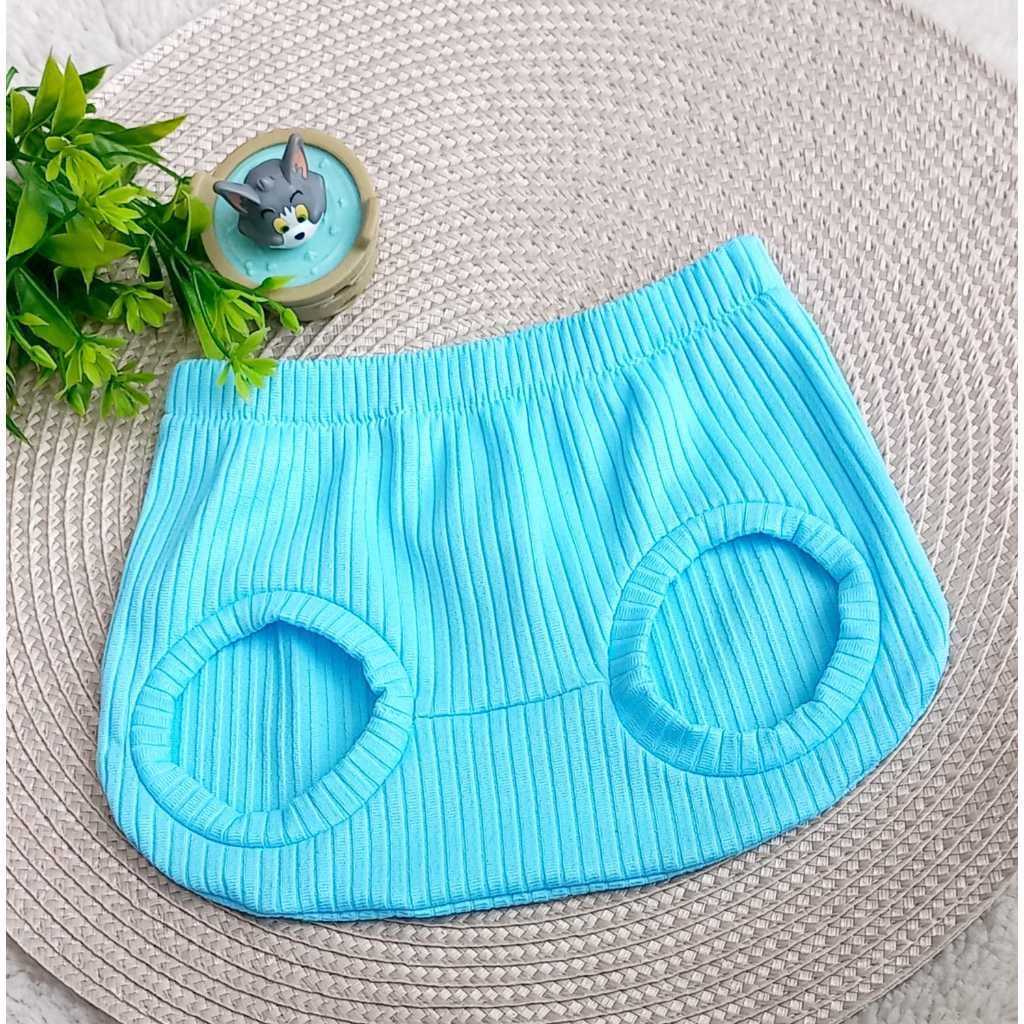 kit 3 Shorts Tapa Fralda Infantil Bebê  Canelado Confortável Macio Menina/ Menino
