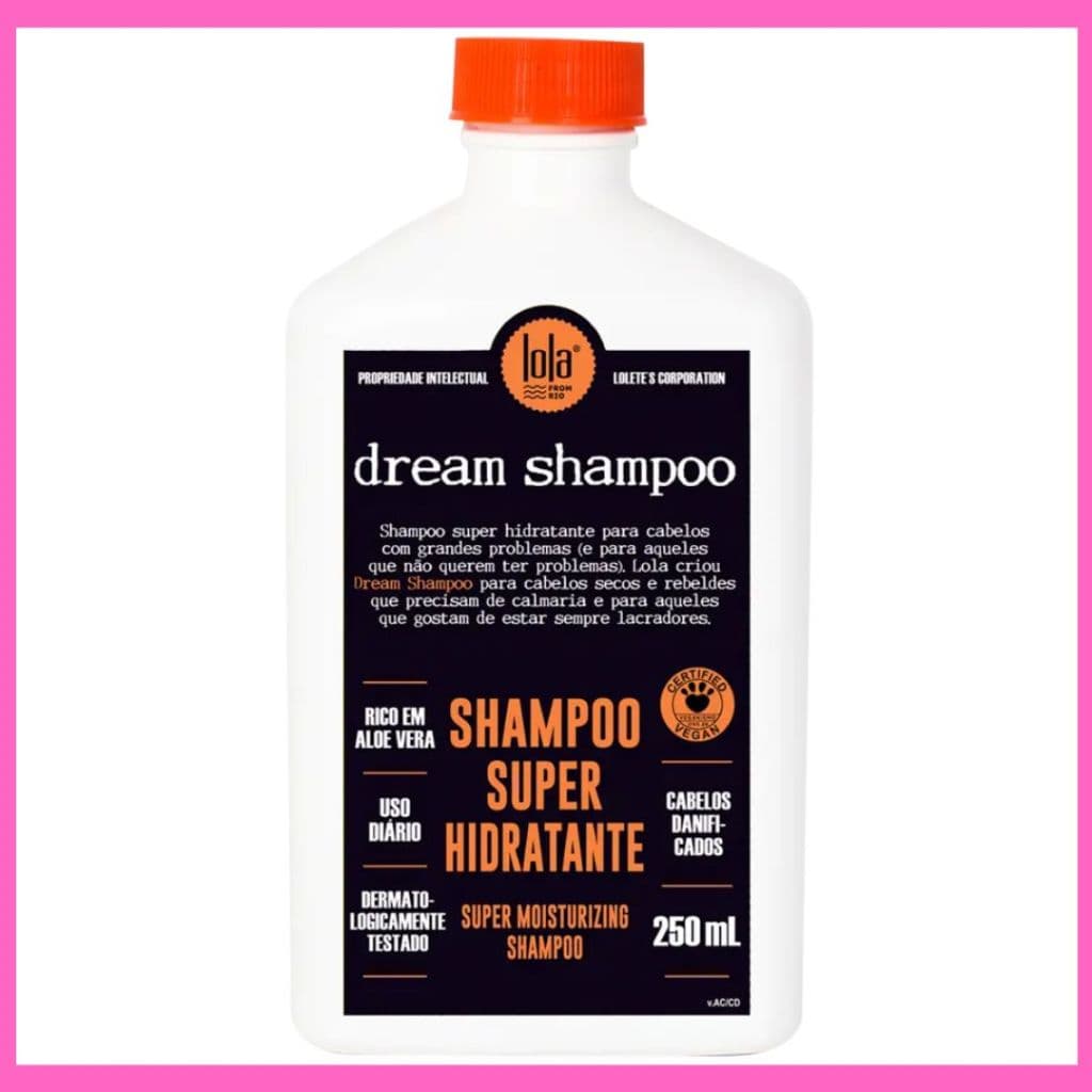 Lola Cosmetics – Dream Cream Shampoo 250ml Super Hidratante
