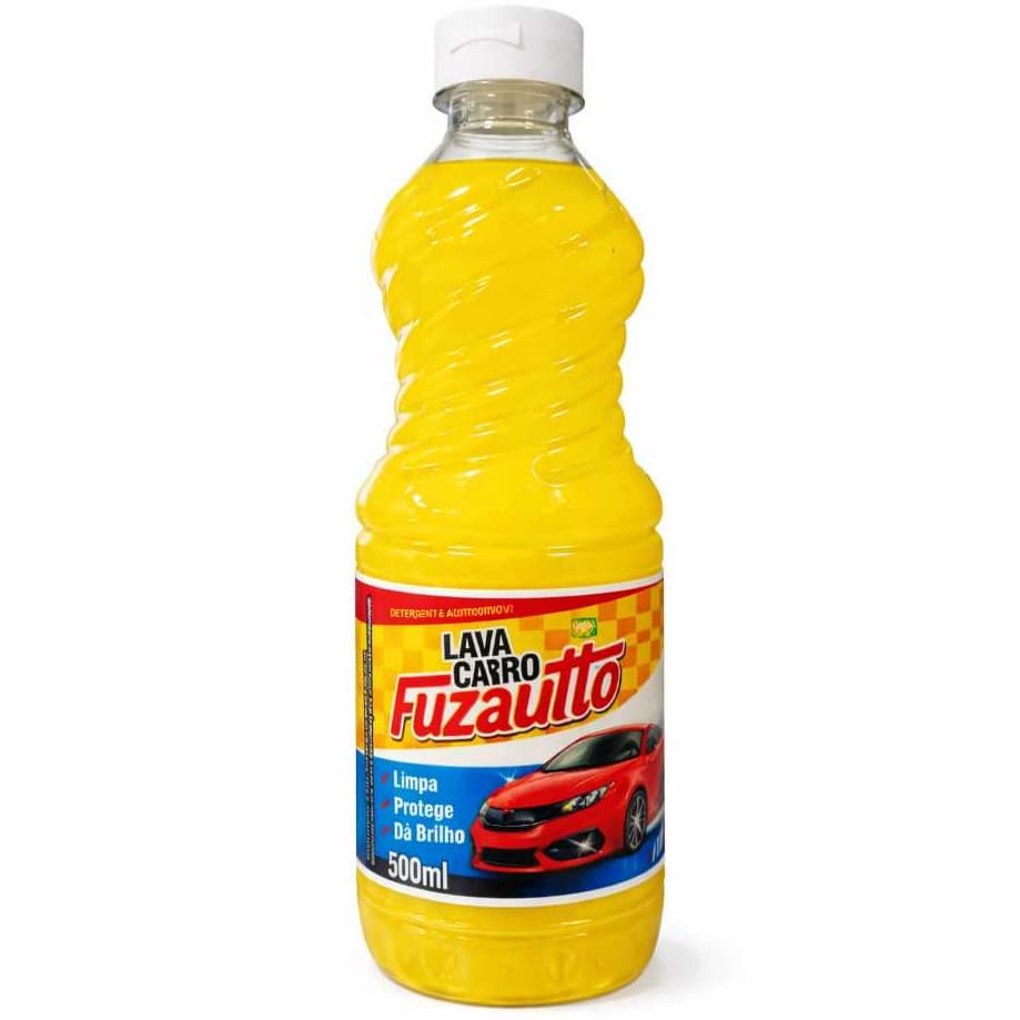 Lava Carro Fuzautto 500ml Shampoo Automotivo Espuma Ativa Limpeza Profunda Brilho Carro