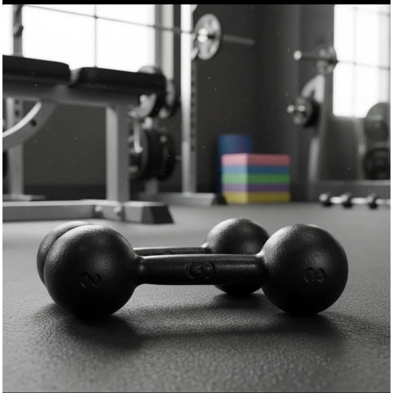 Halter 3kg Musculação Ferro Par De 2 Unidades Pesinhos Academia