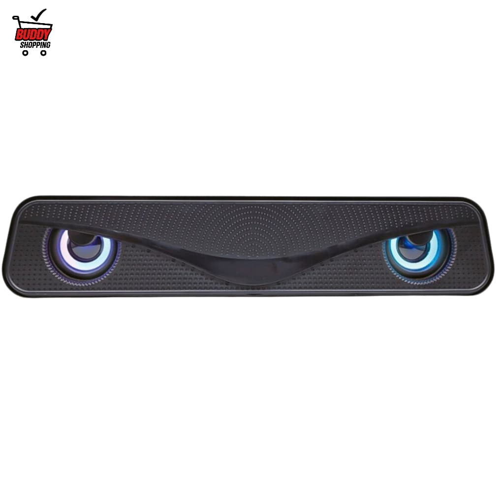 Caixa de Som Multimídia Gamer Para PC e Notebook 6W RMS LED Conexão USB P2 Modelo KP-RO830
