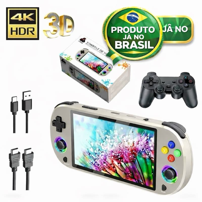 Vídeo Game Portátil M22 + Controle sem Fio