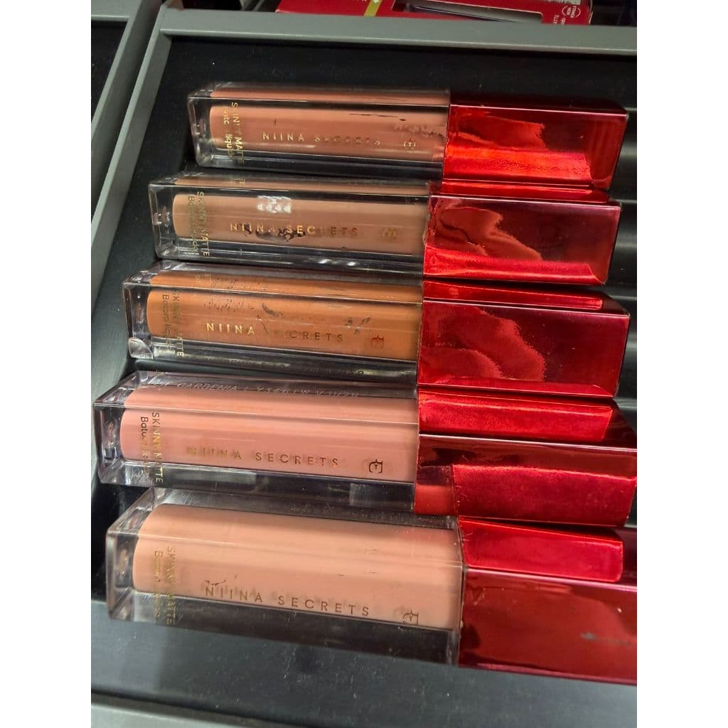 Batom Líquido Matte Niina Secrets Skinny Eudora Original | Cor Intensa | Efeito Matte Confortável