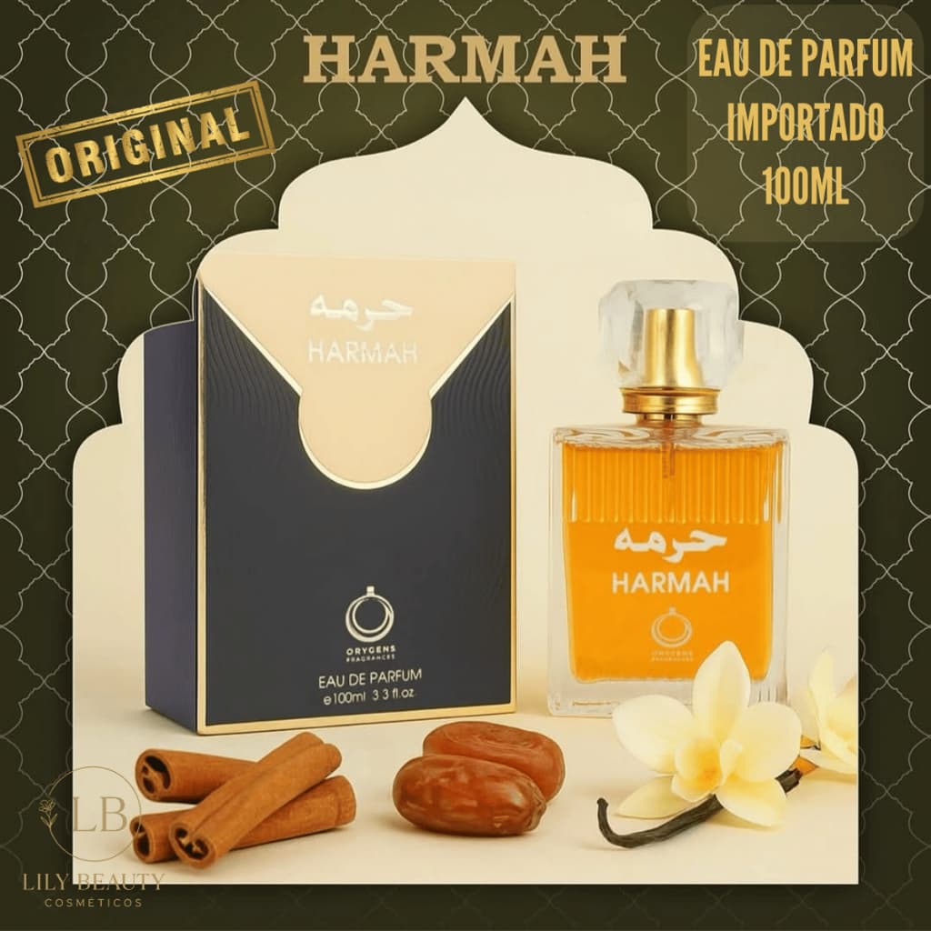 Perfume Árabe Feminino Harmah Importado Gourmand/Oriental Eau de Parfum 100ML Orygens