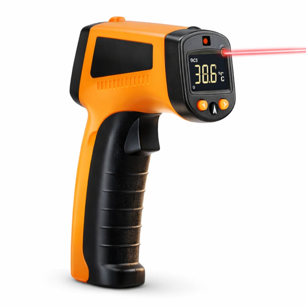 Termômetro Infravermelho Digital Laser Uso Culinário e Industrial