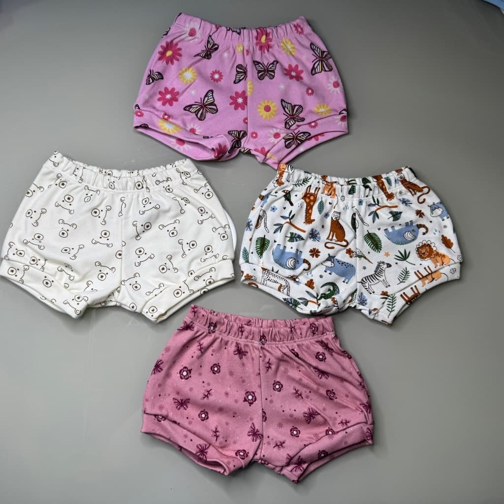 Kit 2 Tapa Fralda Bebê 100% Algodão Suedine Modelo Estampado ou Misto Enxoval P M G Menino Menina