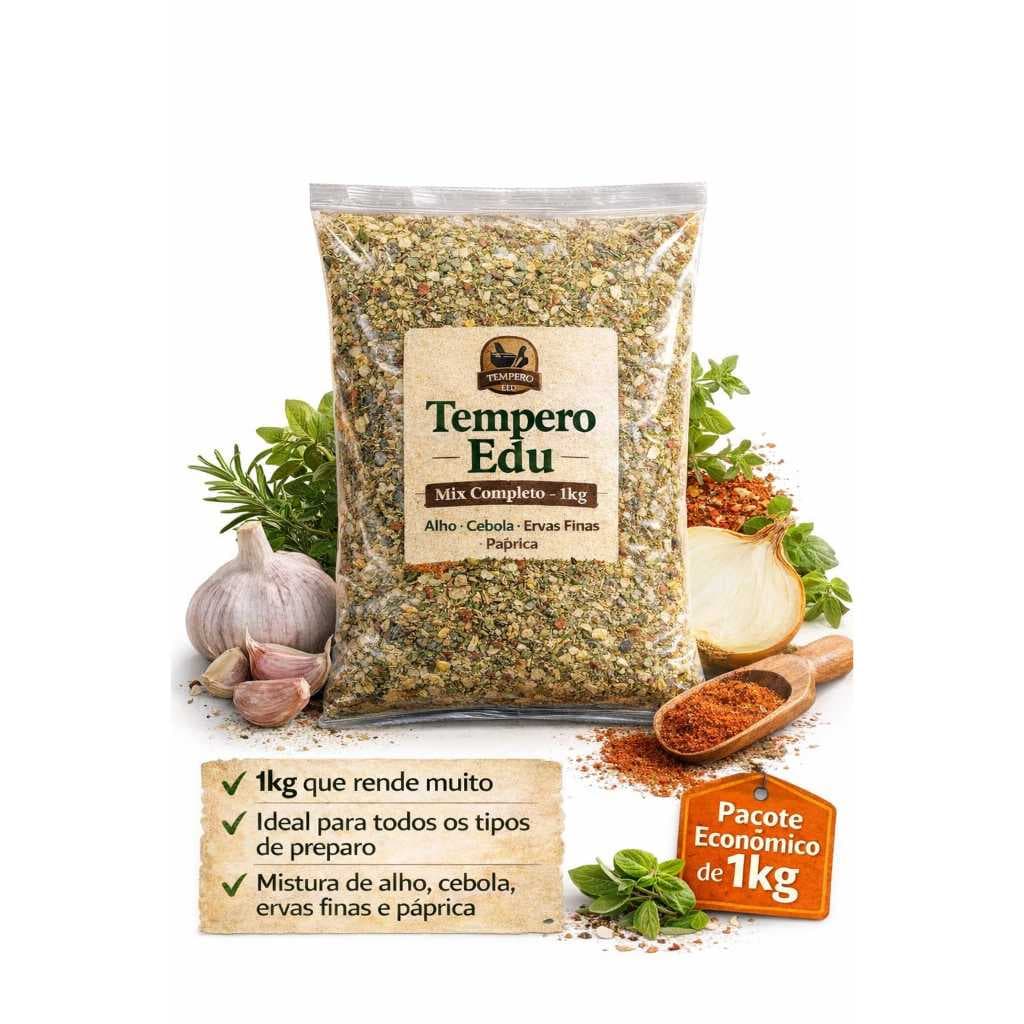 Tempero Edu Guedes 1kg - Tempero Natural