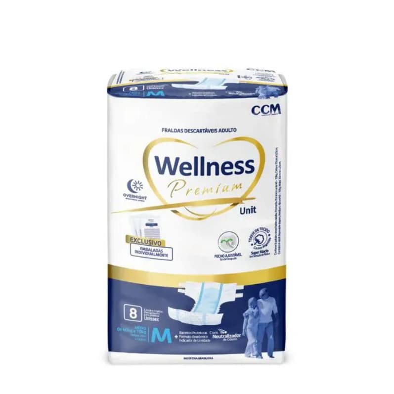 Fralda Wellness Premium M 8 un