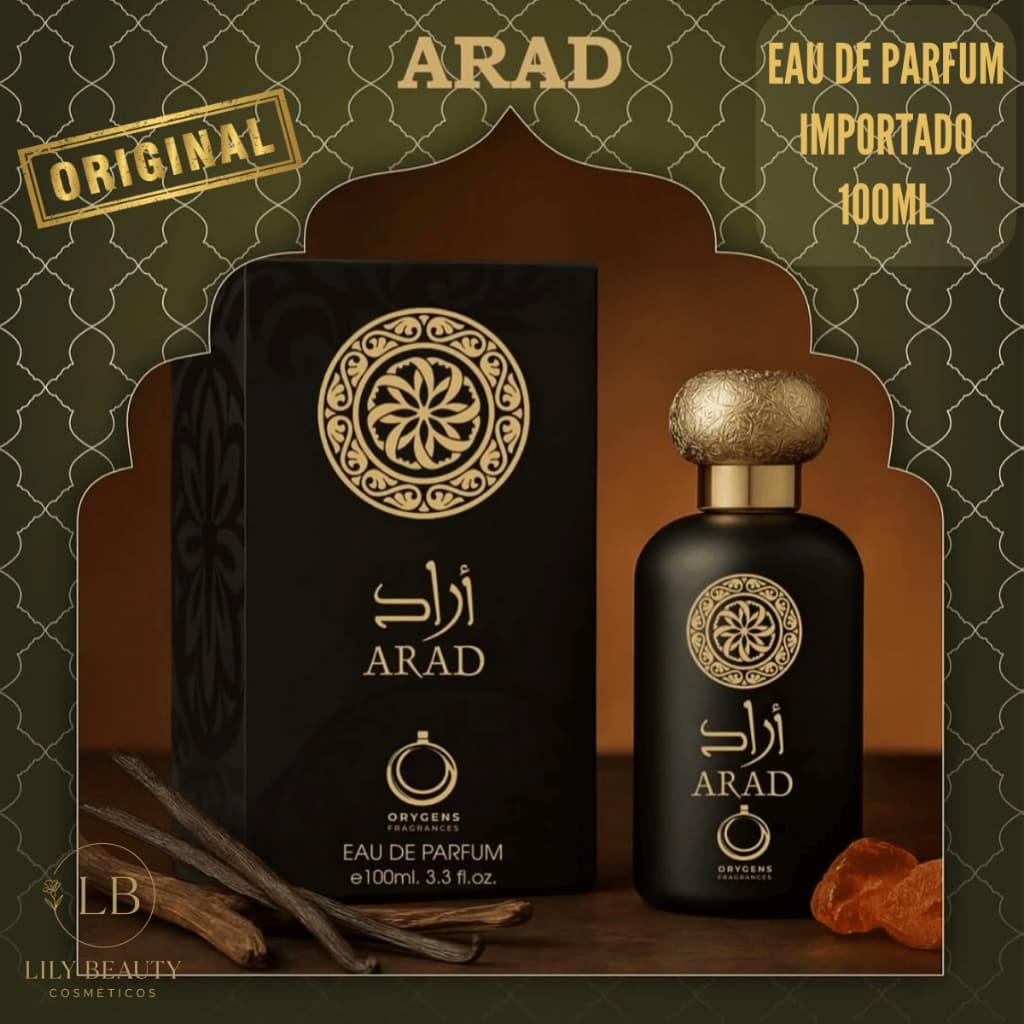 Perfume Árabe Masculino Arad Importado Amadeirado/Oriental Eau de Parfum 100ML Orygens