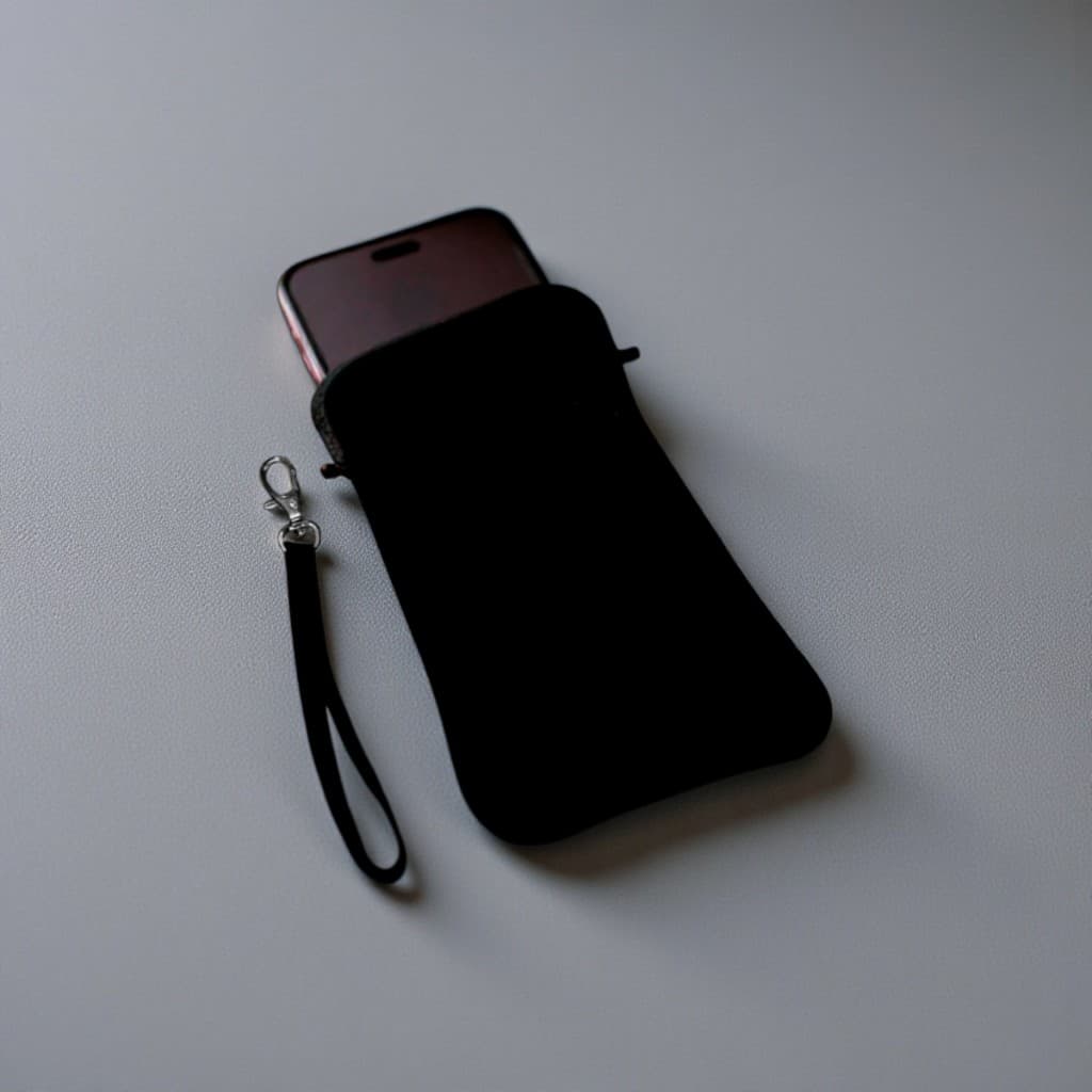 Capinha Celular Case Proteção Neoprene Universal compátivel com todas as marcas Preto Basico
