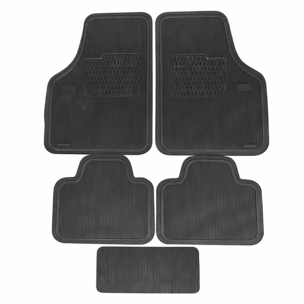 Tapete Automotivo de Borracha PVC Para Carro Jogo com 5 Peças Universal