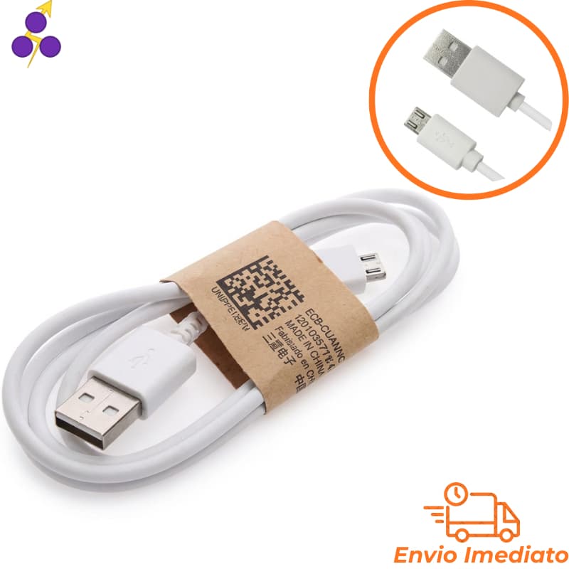 Cabo USB Micro V8 Cabo de carregamento para celular Bluetooth Alto-falante Fones de ouvido