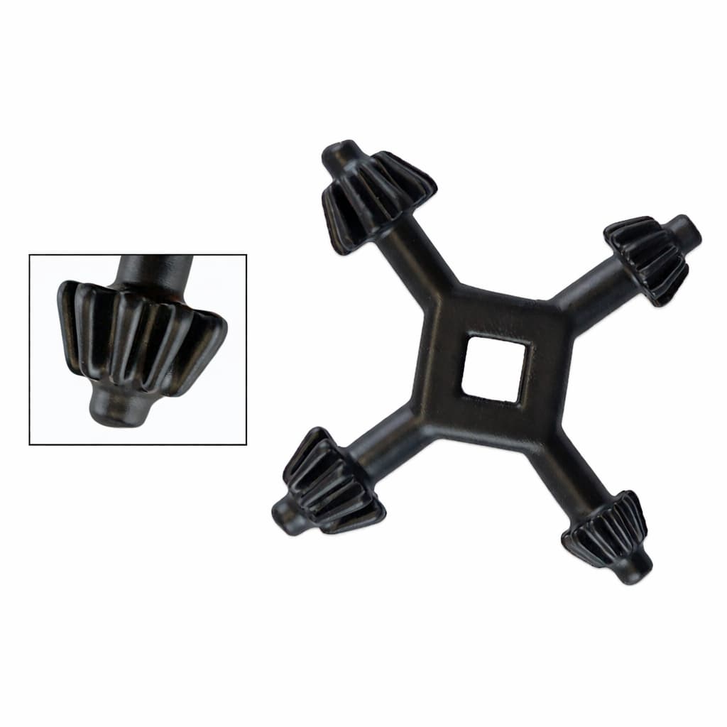 Chave Aperto Mandril Furadeira Parafusadeira 4 Lados Ponta Universal 1/2'' 5/8'' 3/8''