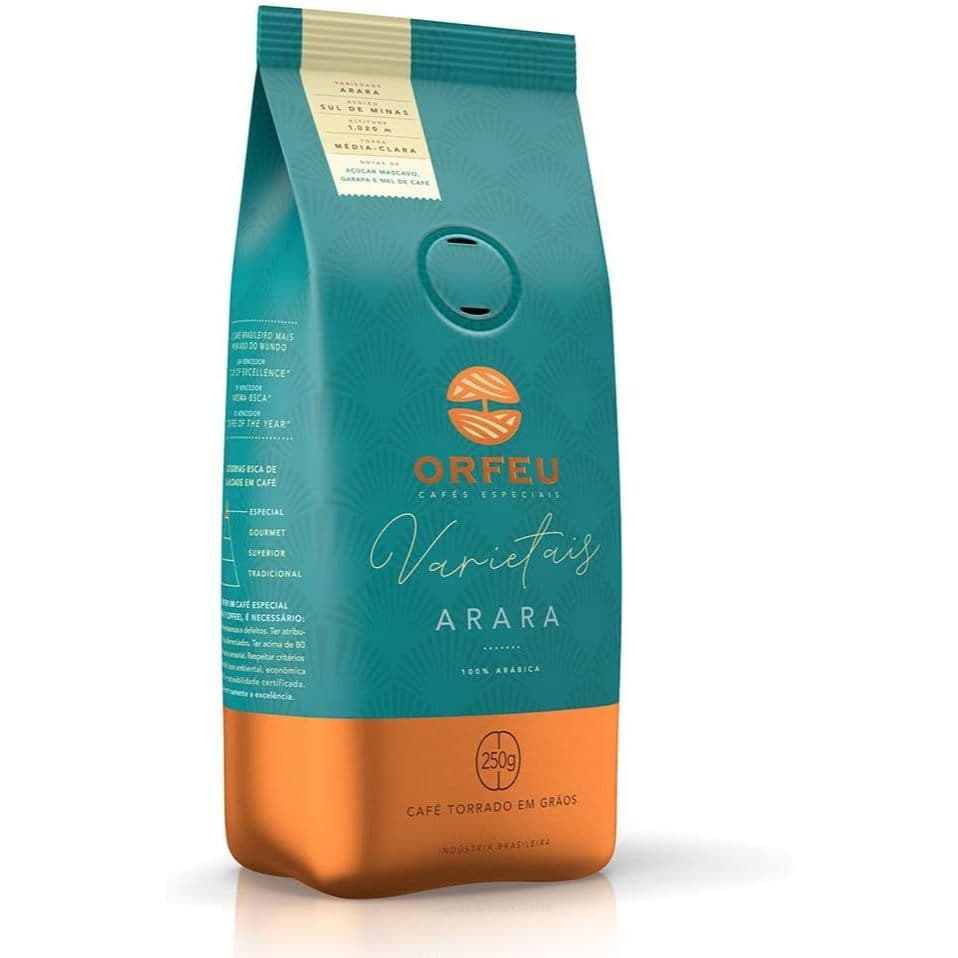CAFÉ EM GRAÕS ORFEU ARARA 250G