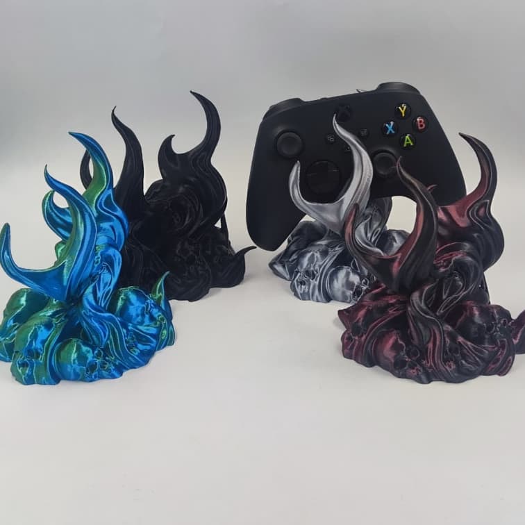 Suporte pra Controle de video game Universal - Caveira Cranio organizador pra controle gamer