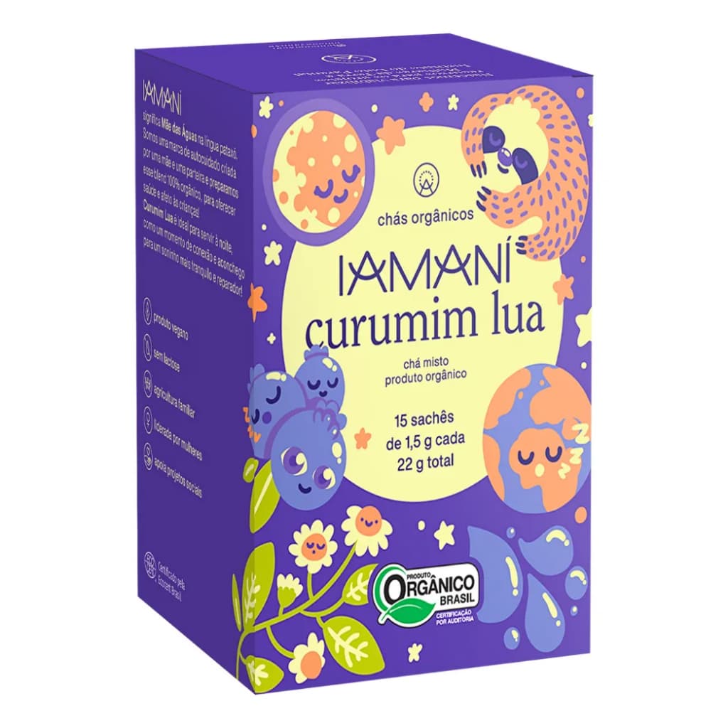 Chá Orgânico Curumim Lua - 15 saches Iamani
