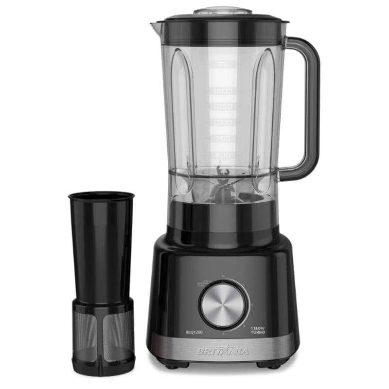 Liquidificador Britânia 1150W 2,7L 4 Lâminas Inox BLQ1280P Preto Potente