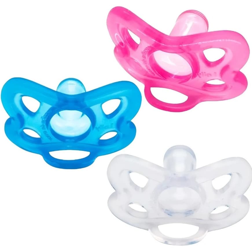 Chupeta em Silicone Bico Redondo T2 6m+  Lolly