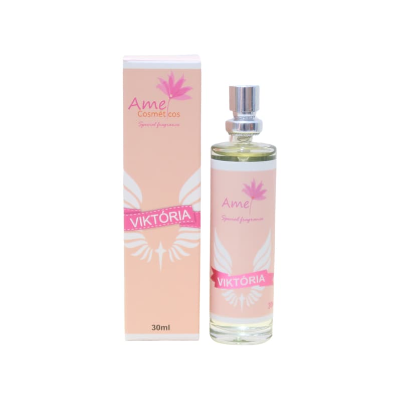 Perfume Feminino Viktória Amei Cosmeticos Alta Fixação 33% de Essência Importada Parfum