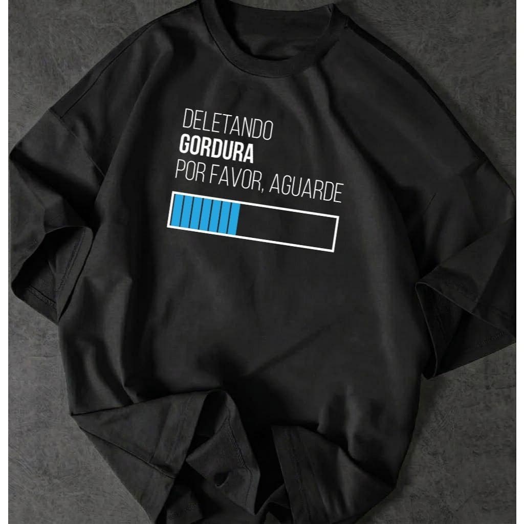 Camiseta Camisa 100%Algodão  Feminina Gym Treino Academia Fitness Musculação Maromba Frase