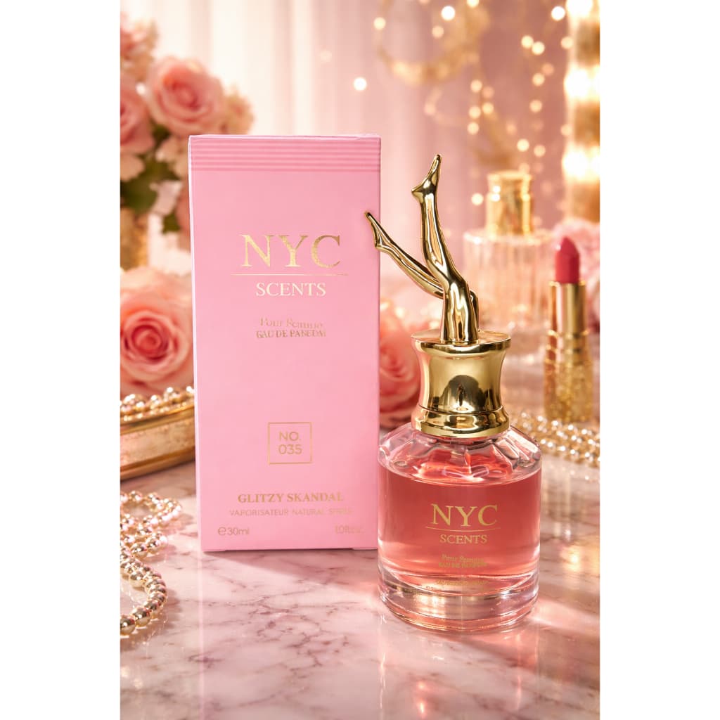 PERFUME FEMININO IMPORTADO GLITZY SKANDAL NO.035 - CHEIRO FIXANTE- 30ML