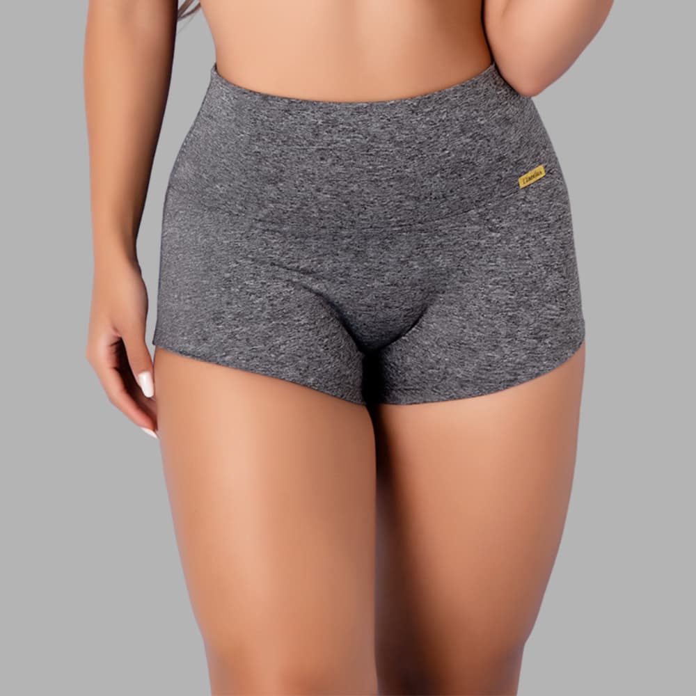 Short Cinta Modeladora Feminino Liso Short Feminino Roupa Fitness