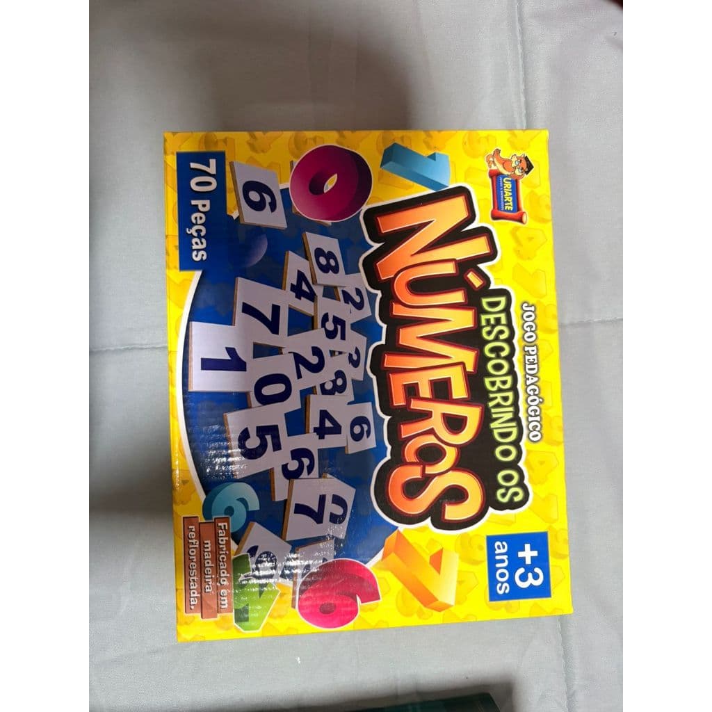 brinquedo educativo aprender os numeros