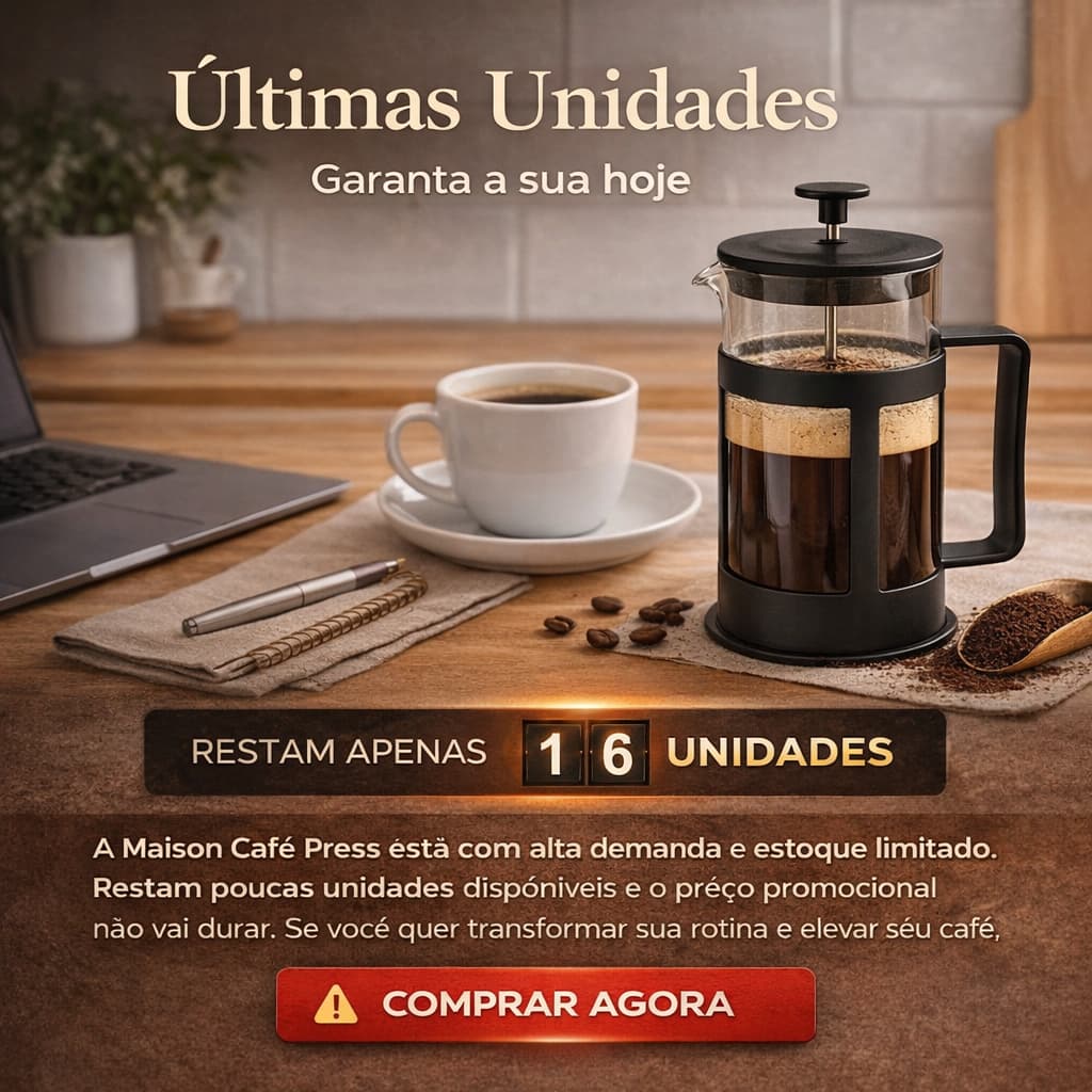 Cafeteira Prensa Francesa 300ml Café Cremeira Café Expresso Leite Cremoso