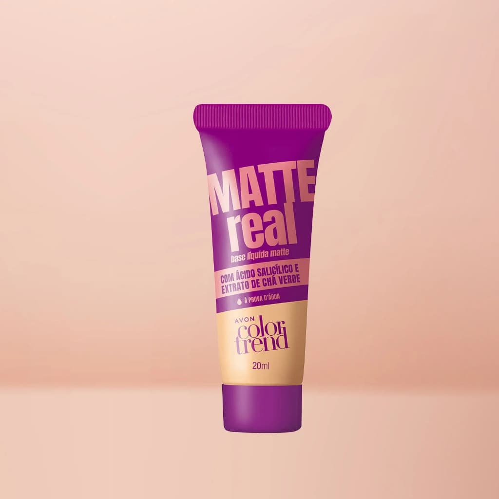 Base Liquida À Prova D'Água Color Trend Matte Real 20ml
