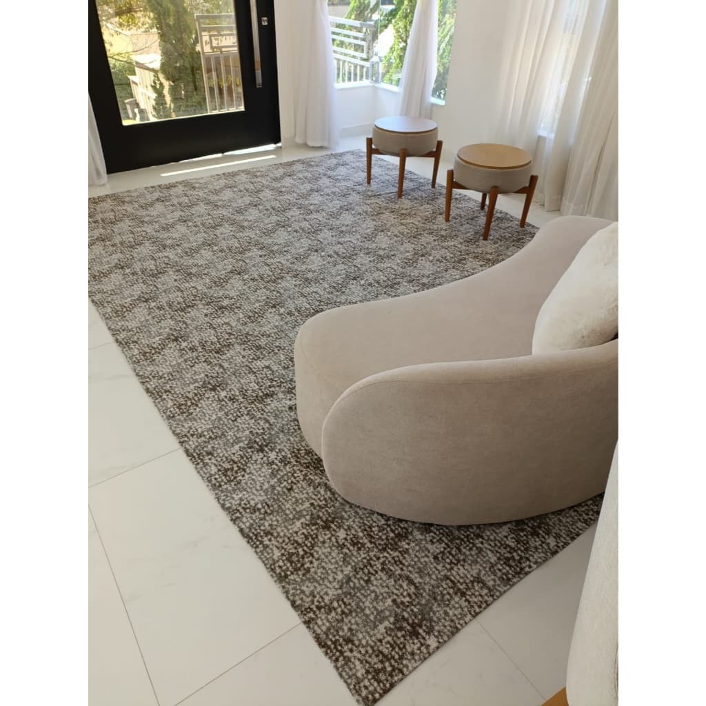 Tapete 4 X 3 Grande Para Sala Antiderrapante Moderno Lavável Confortável Quarto Escritório