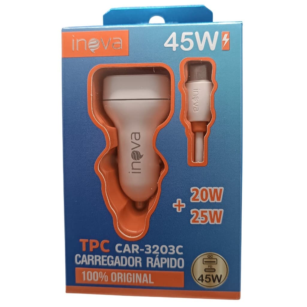 ⚡🚗 Carregador Veicular Inova CAR-3203C