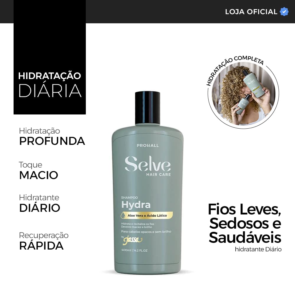 Shampoo Hidratante para Limpeza Suave e Proteção contra Ressecamento