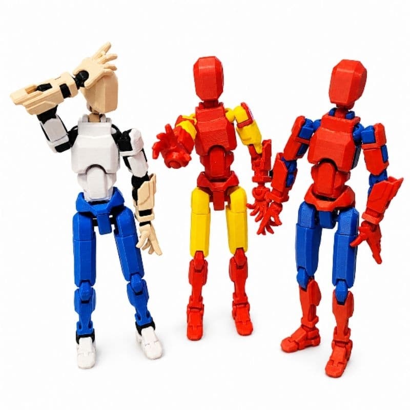 Boneco Dummy Cores Divertidas 100% Articulado – Criativo, Colorido e Cheio de Movimento!