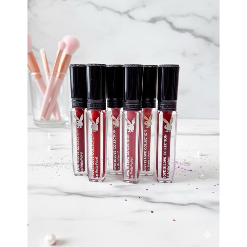 Lip Matte Velvet Love Is Love Collection Playboy Batom Líquido Matte