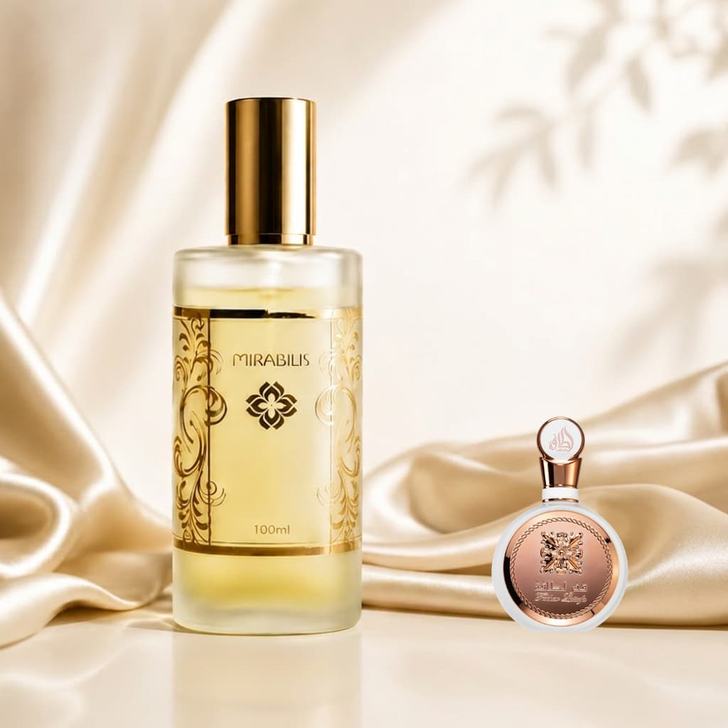 Perfume Feminino Mirabilis Fakara Inspirado ao importado Fhakar Rose