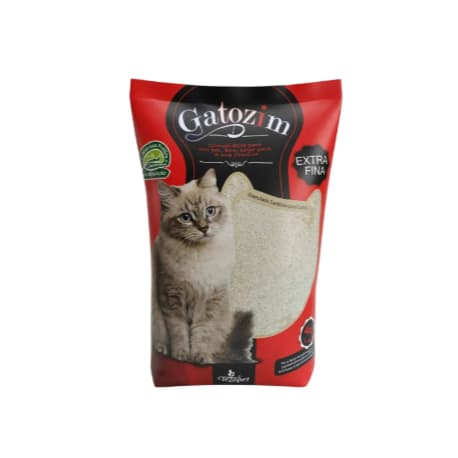 Areia Sanitária Para Gato - Gatozim 4kg - 100% Natural. Tipo Extra Fina Tipo 3