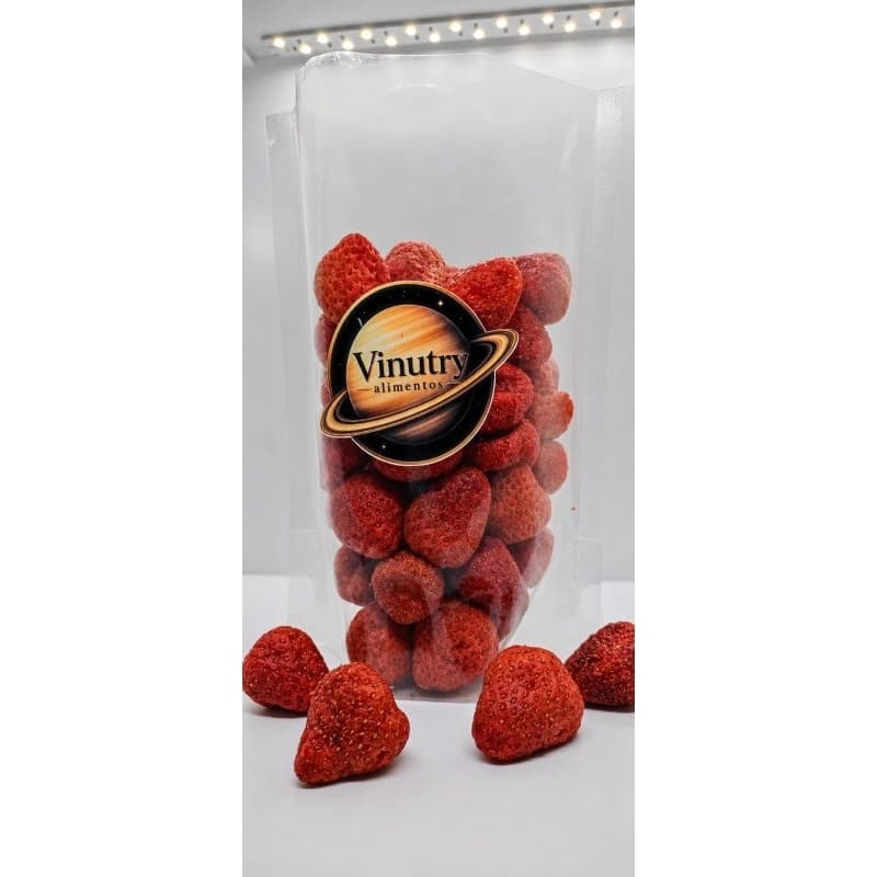 MORANGO CHIPS 100%NATURAL/ SEM ADIÇÃO DE AÇÚCAR/SAUDÁVEL E MUITO CROCANTE