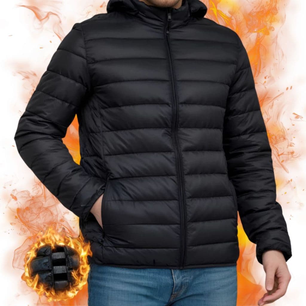 Bobojaco Blusa Puffer De Frio Intenso Jaqueta Impermeável Inverno Casaco Corta Vento
