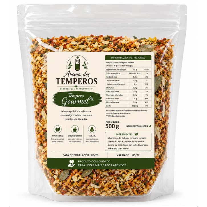 TEMPERO MIX GOURMET - Aroma Dos Temperos