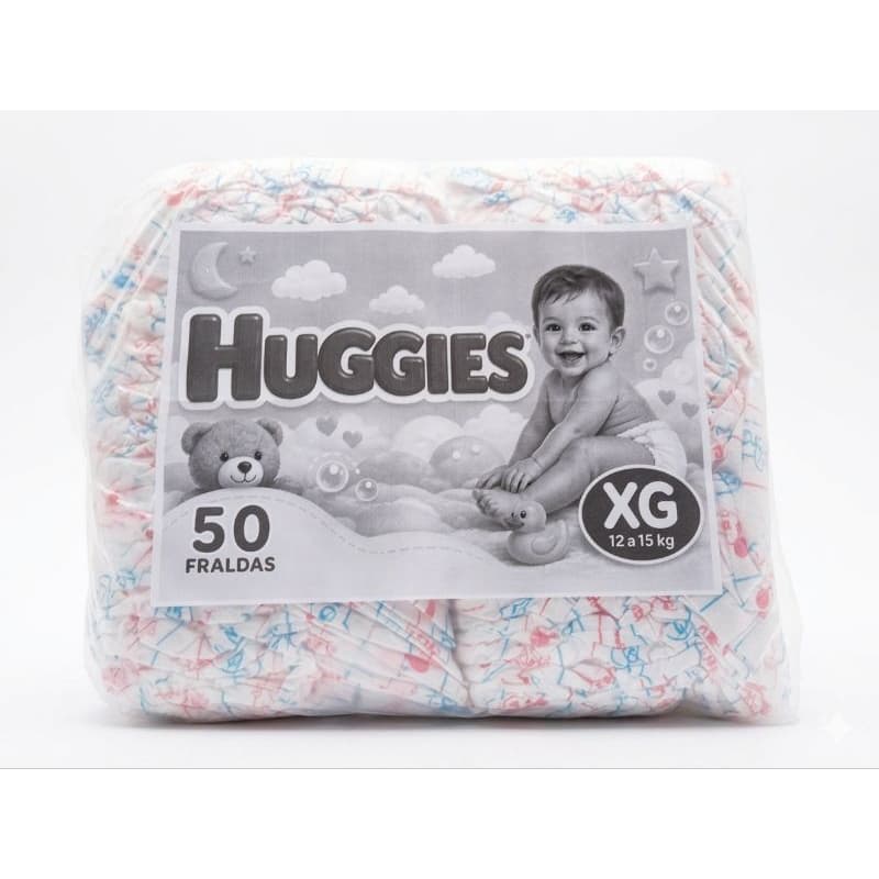 Fraldas Descartável Huggies 50 Tiras