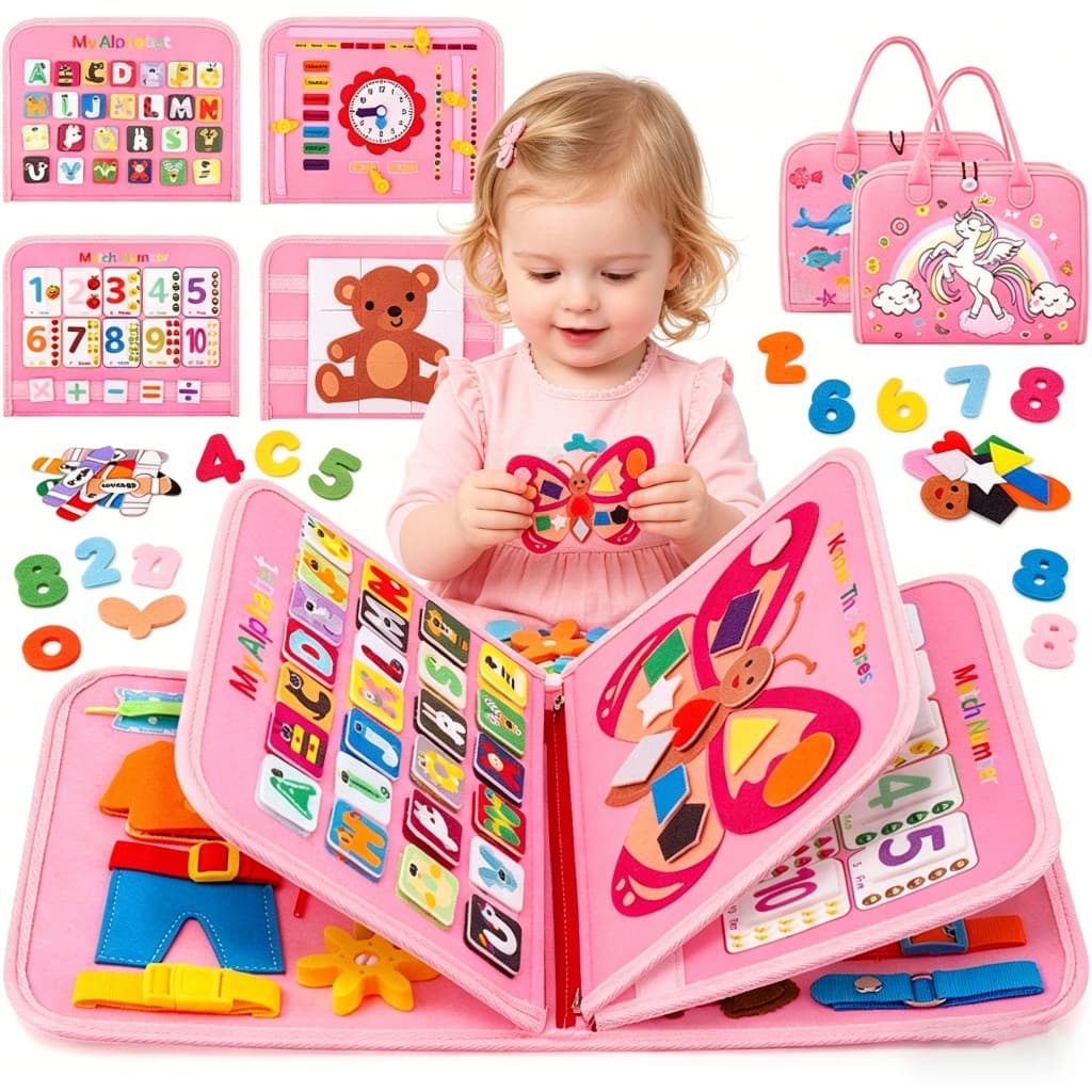 Brinquedo Maleta De Atividades Motora Sensorial Educativo Montessori