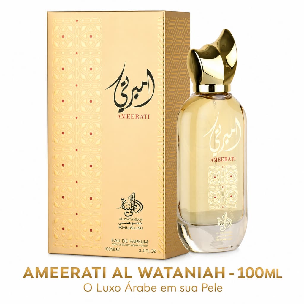 Perfume Árabe Feminino Ameerati 100ml Importado Eau de Parfum Original