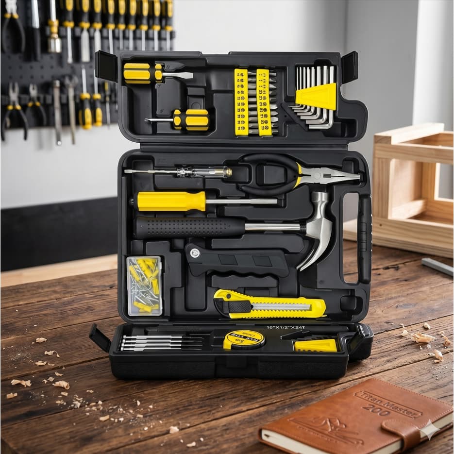 Kit Ferramentas Completo Profissional 200 Peças Maleta Organizador