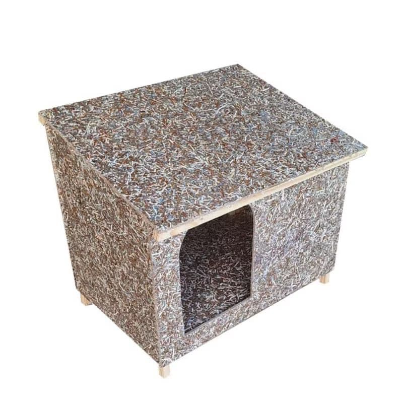 Casinha Edicula de Madeira Ecologica Reciclavel Casa Pet Para Cachorro Nº1