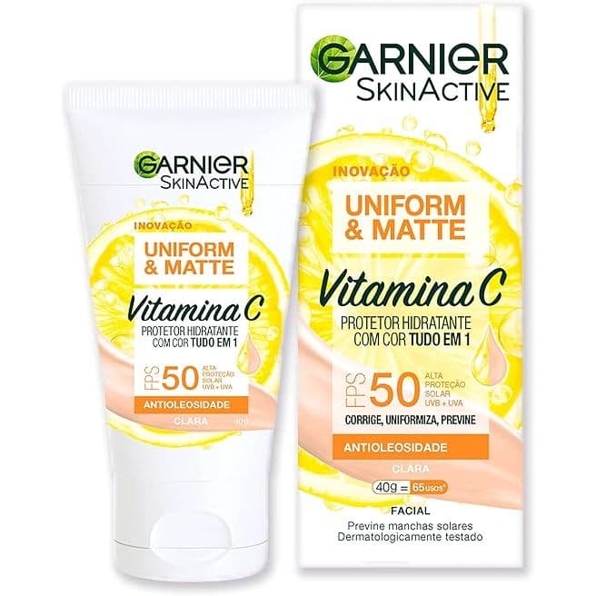 Protetor Solar Facial Garnier SkinActive Fps50 Clara 40g