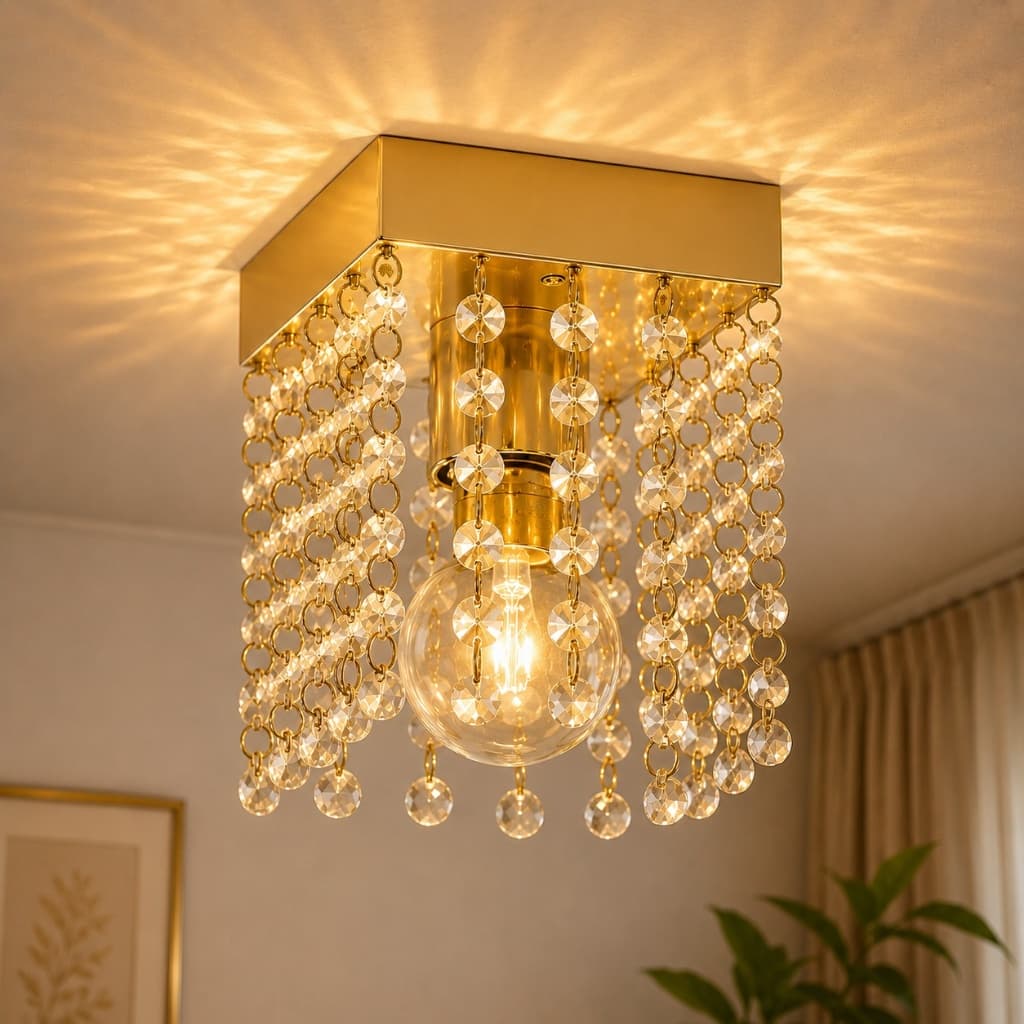 Lustre Luminária Plafon Barato Econômico Lâmpada e27