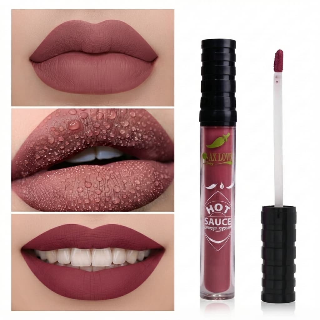 Batom Líquido Matte Hidratante Aveludado Novas Cores 4ml Fixação 24h Longa Duração Efeito Plump e Volumizante