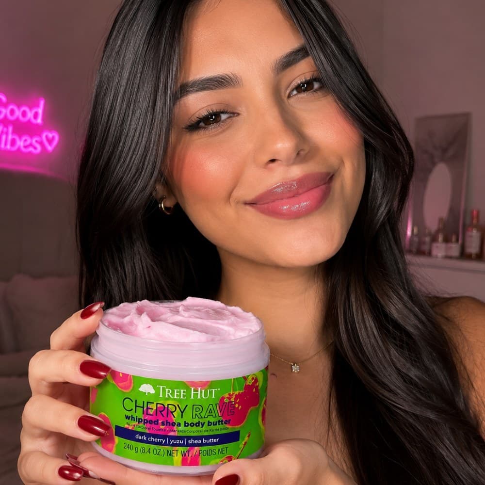Hidratante Corporal Tree Hut Cherry Rave Creme Hidratante Corporal Cereja