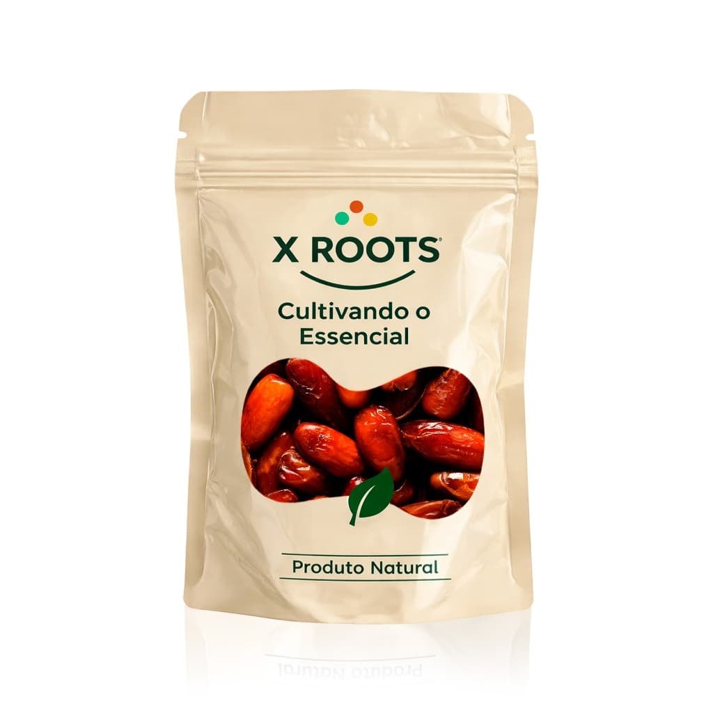 Tâmara Sem Caroço 500g Embalagem Abre e Fecha X Roots - Fruta Natural Macia, Doce e Saudável