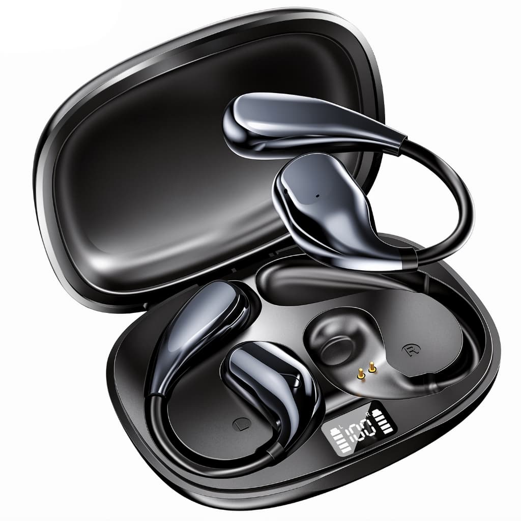 INOVA Fones de ouvido Bluetooth6.0 HiFi 3D surround earhook confortável bateria de longa duração  resistentes ao suor